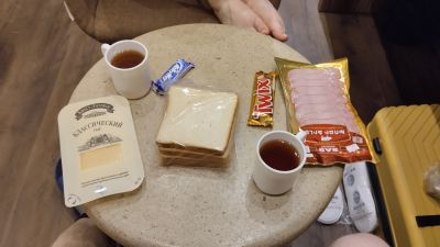 Скромный ужин в отеле NACHO