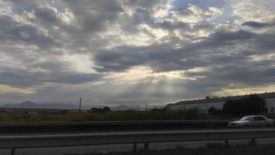 Красивые солнечные лучи