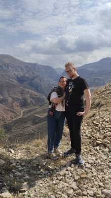 Мы на фоне красивых видов