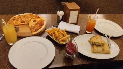 Наш ужин в другом отеле