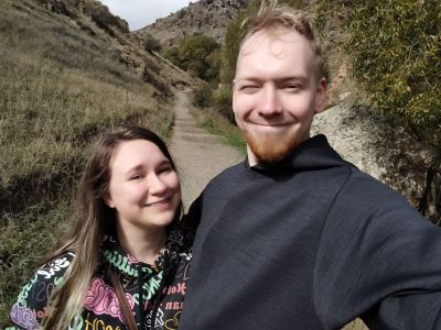 Мы на обратном пути от водопада