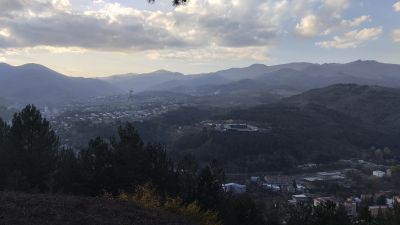 Виды, открывающиеся с обзорной полянки недалеко от пьяного леса